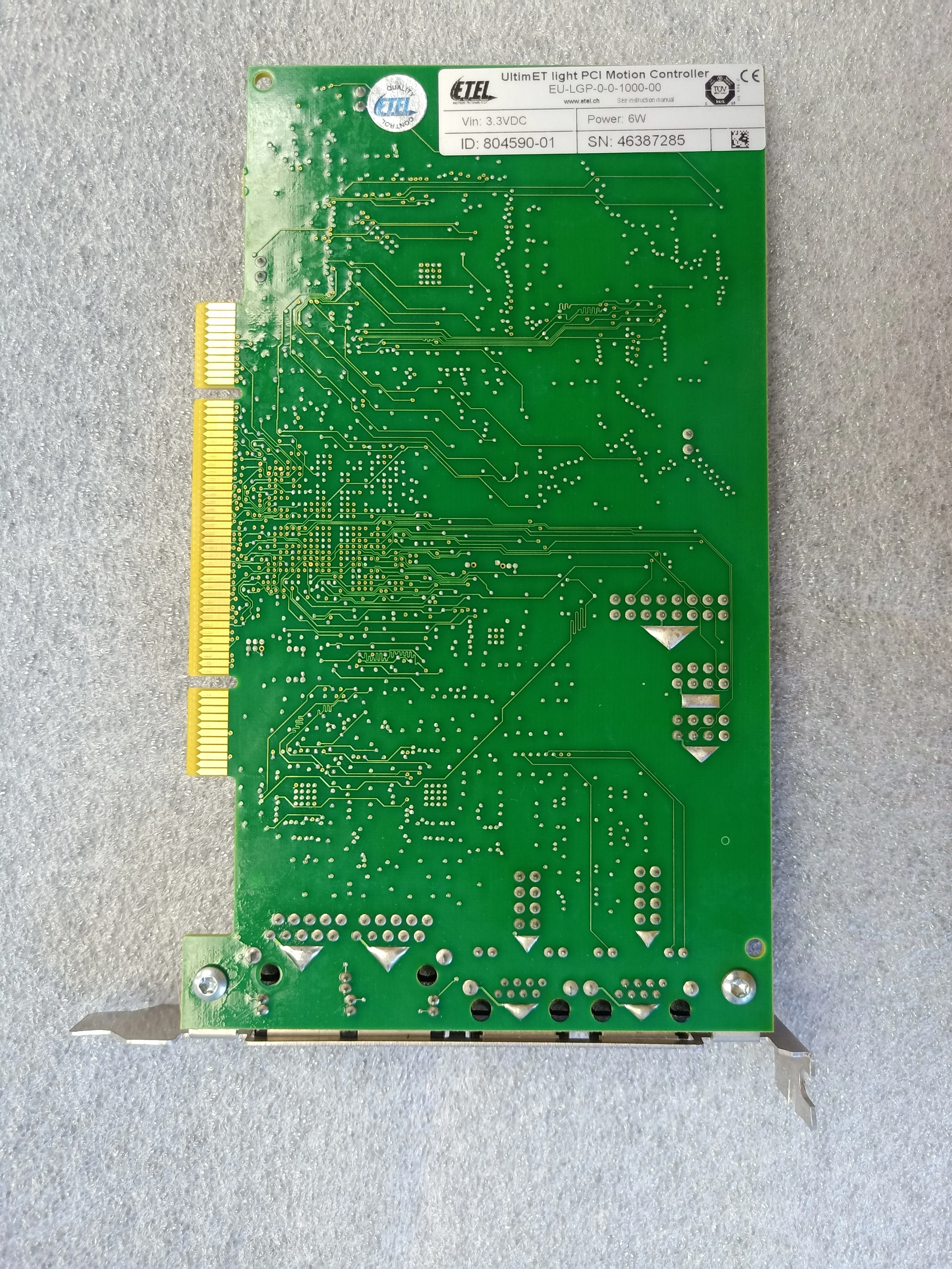 ETEL UItim ET light PCI Motion Controller EU-LGP-0-0-1000-00