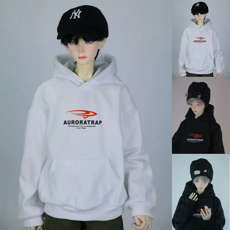 1/3 Bjd Pop Graffiti Mode Top 1/4 Bjd Pop Veelzijdige En Knappe Hoodie Oom Pop Jongen Verjaardagscadeau Mini Speelgoed Accessoires