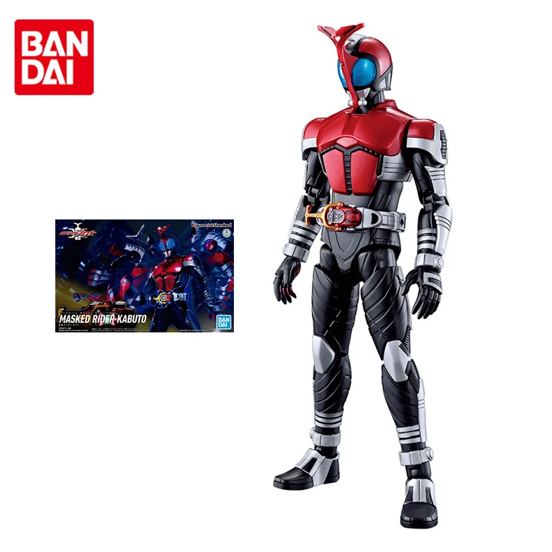 Bandai Kamen Rider Figure Rise Standard Masked Rider KABUTO Anime Figure Genuine Model Kit Action Figure Toys for Children