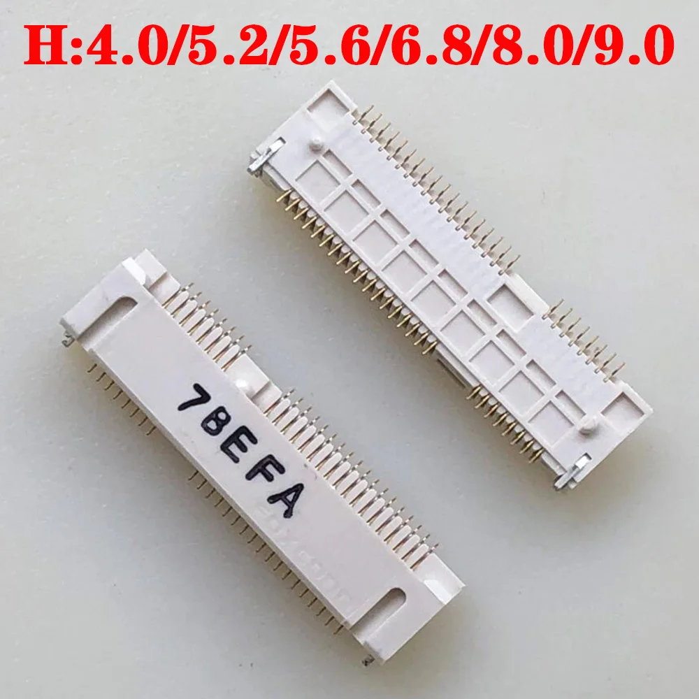 

10pcs 52P MINI PCIE Msata Connector PCI-E Socket Slot 52Pin Card Holder H4.0MM H5.2 H5.6 H6.8 H-8 H9.0 For Notebook Mini PCIE