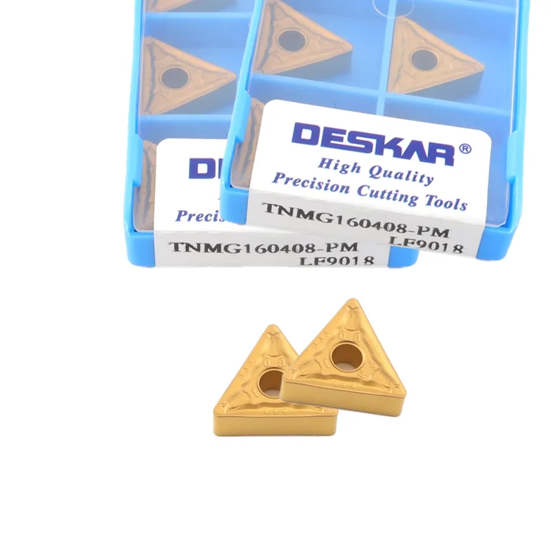 

DESKAR Carbide Insert TNMG160408-PM (LF9018), TNMG220408/12-PM (LF9218) for CNC Turning Steel