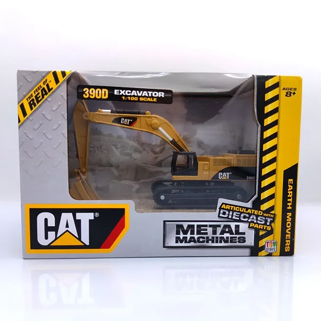 1:100 CAT Die Casting Alloy Model Truck Excavator Dumptruck Bulldozer Toy Car Boy Gift