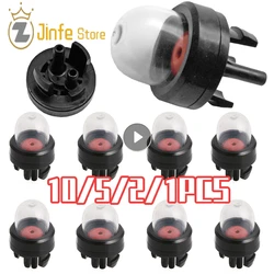Bombillas de bomba de combustible para motosierras, sopladores, recortadora, motosierra, carburador, accesorios de herramientas, 10 piezas/5/2/1 Uds.