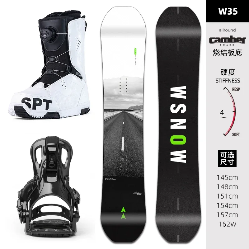 2024 Skiing Snowboard Winter Sports Twin Tip Snowboarding Snowboard with Bindings