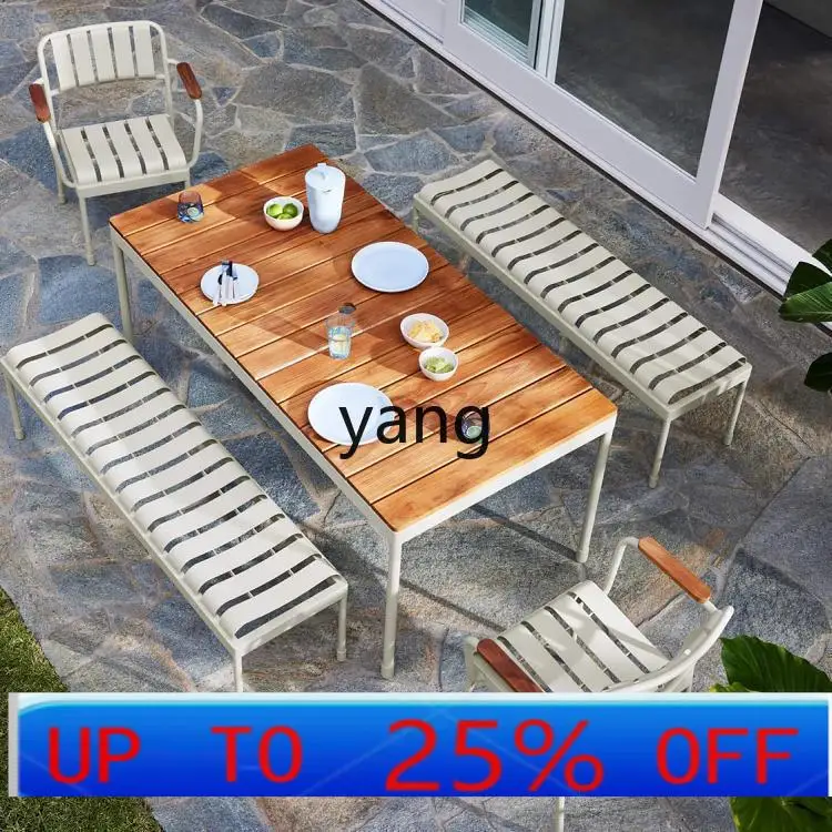 

LMM outdoor tables and chairs courtyard villa garden outdoor leisure chairs dining table and chairs
