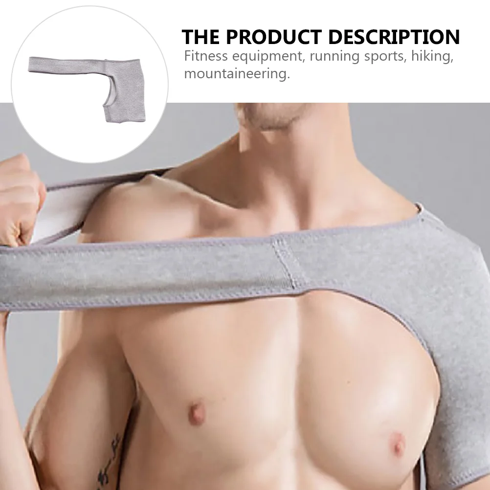 Protection Adjustable Double Shoulder Sports Pads Single Warm Fitness Protective Man Rotator Cuff Sleeve Elastic Fibers Brace