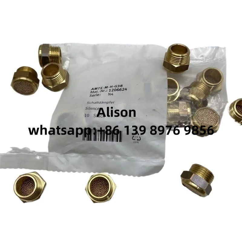 

10Pcs Three-point tooth brass metal muffer AMTE-M-H-G38 1206624 AMTE-M-LH-G38 1205862