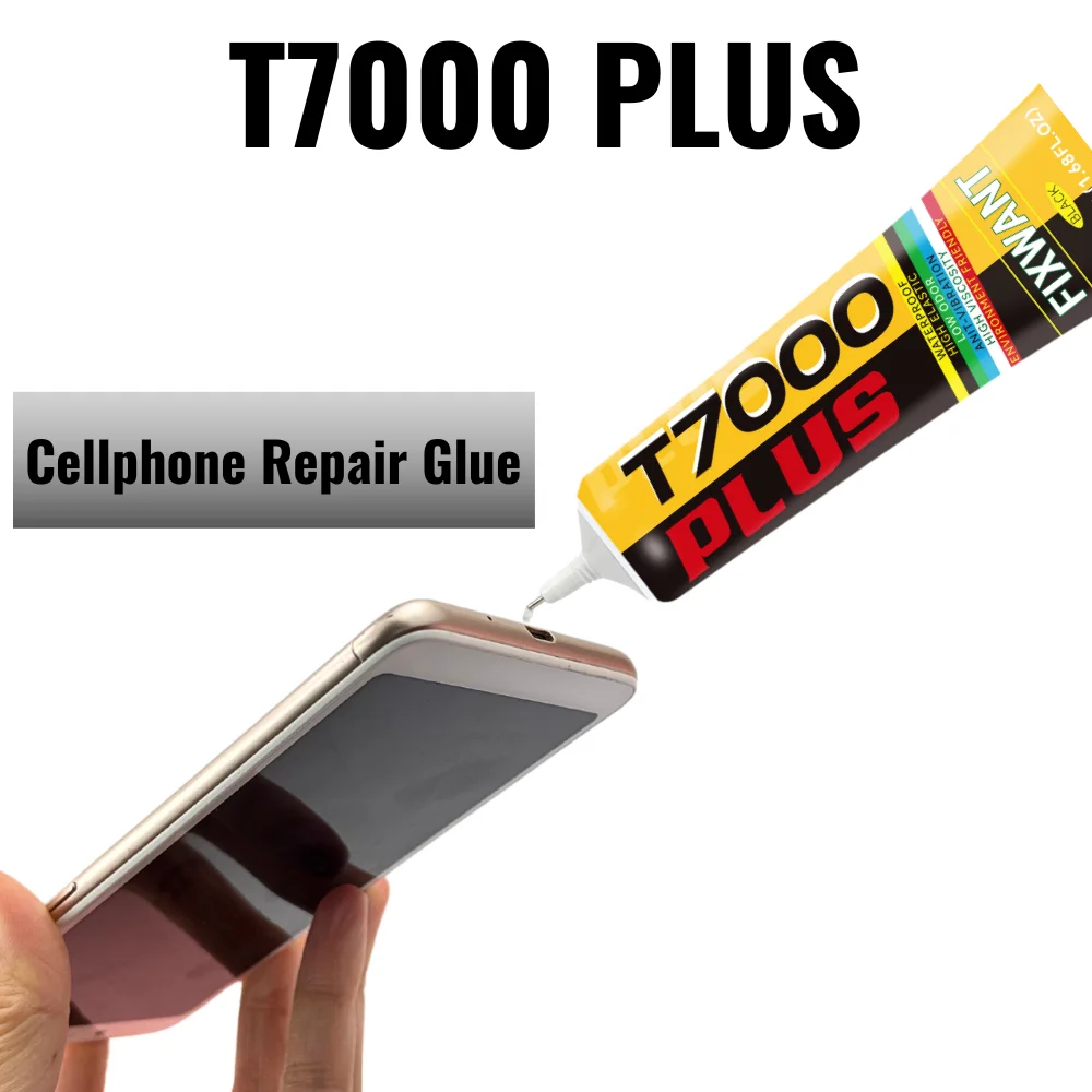 FIXWANT T7000 PLUS Colla Nera Cellulare Tablet Riparazione Copribatteria Cornice LCD Adesivo T-7000 Forte Colla per componenti elettronici