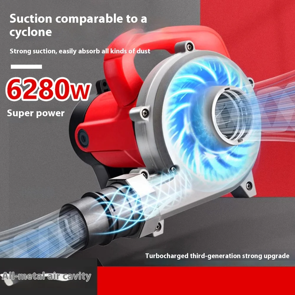 

Slotting Machine Industrial Dust Collector High-Power Vacuum Cleaner Woodworking Wall Planer Blowing and Suction Dual-Purpose