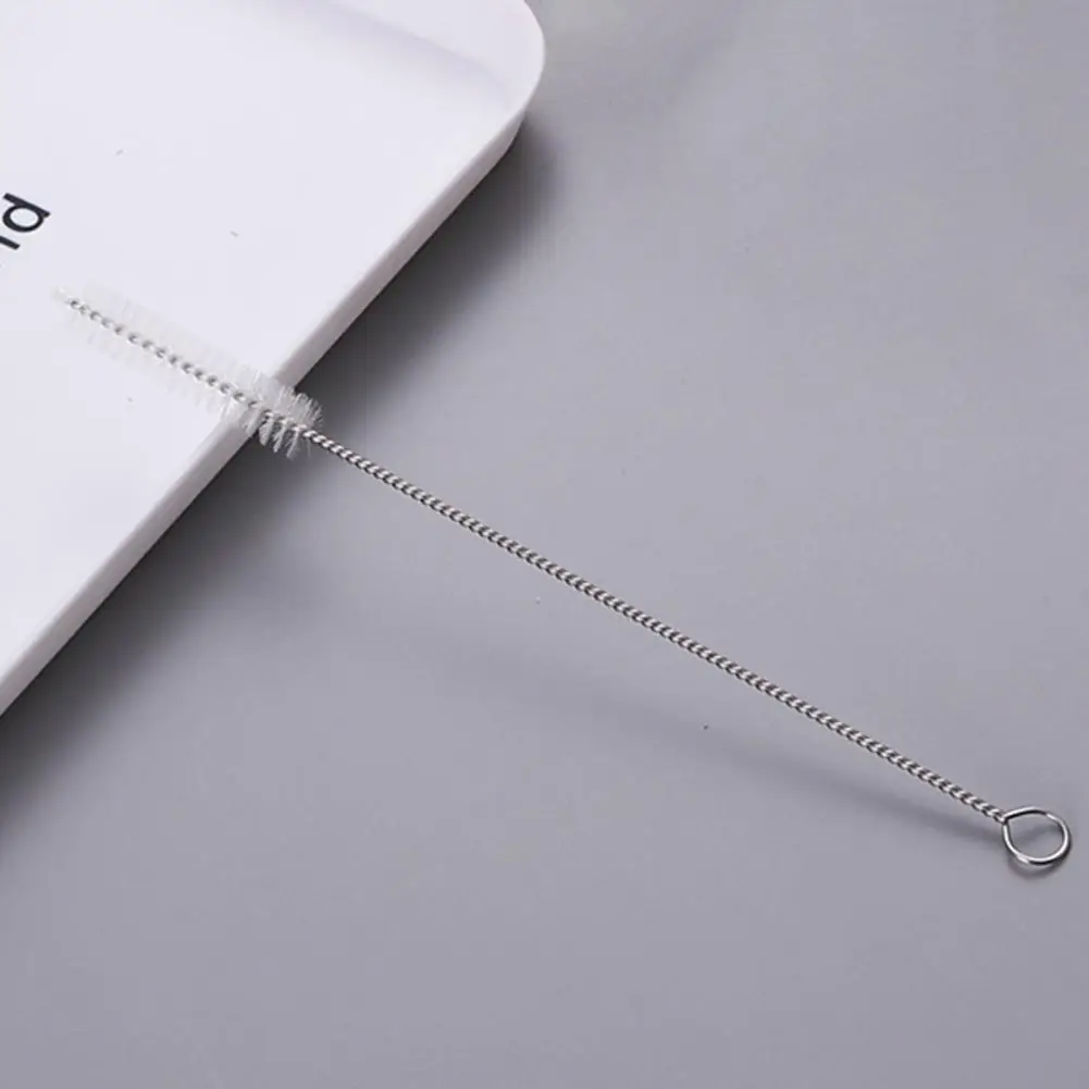 Stainless Steel Straw Stainless Steel Spoon Straw Colorful Stainless Steel Tea Drinking Straws Spoon Filter with Brush Reusable