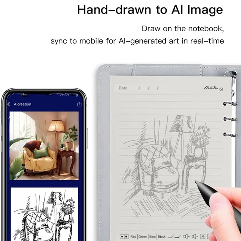 A91P Syncify Digital Sketchbook, Syncify Sketchbook Pro Set V2,Syncify Digital Sketchbook,Smart Sync Pen And Notebook