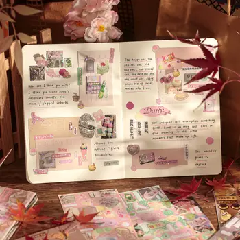 30頁復古可愛Y2K食物切片貼紙書日記本剪貼簿DIY手機殼裝飾貼紙禮物 6 最佳銷售 千禧年文具 - №3