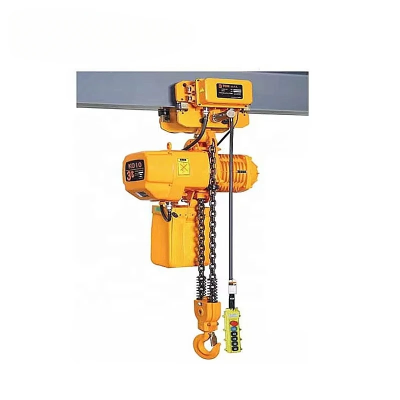 0.5 ton 2 ton 5 ton 380V 50Hz electric chain hoist electric trolley