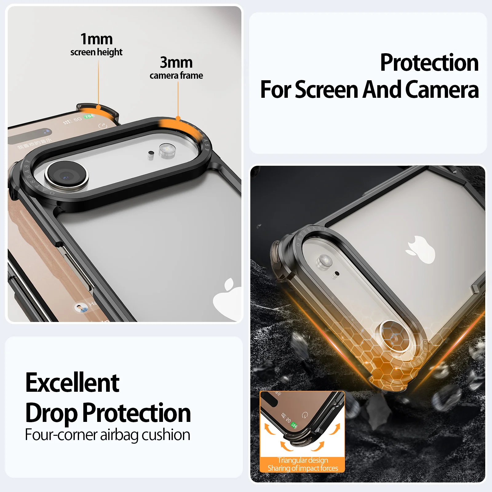 Eary Aluminum Alloy Phone Case for iPhone 17 Air Ultra-thin Magsafe Shell Frameless Shockproof Anti-Drop Protection Cover Bumper