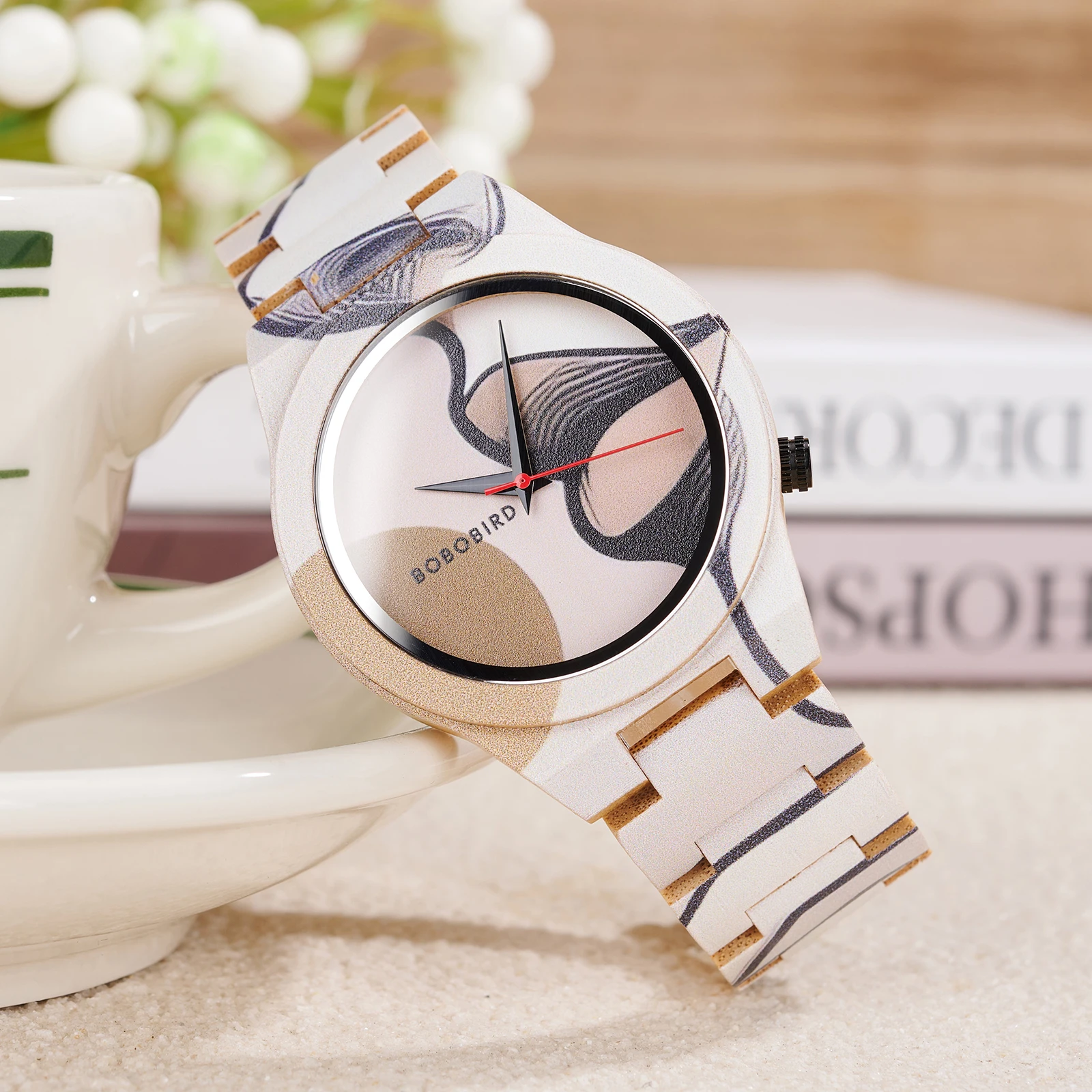 

Новинка 2024 года, мужские деревянные художественные часы BOBOBIRD, высококачественные японские кварцевые наручные часы для мужчин, подарок, дропшиппинг