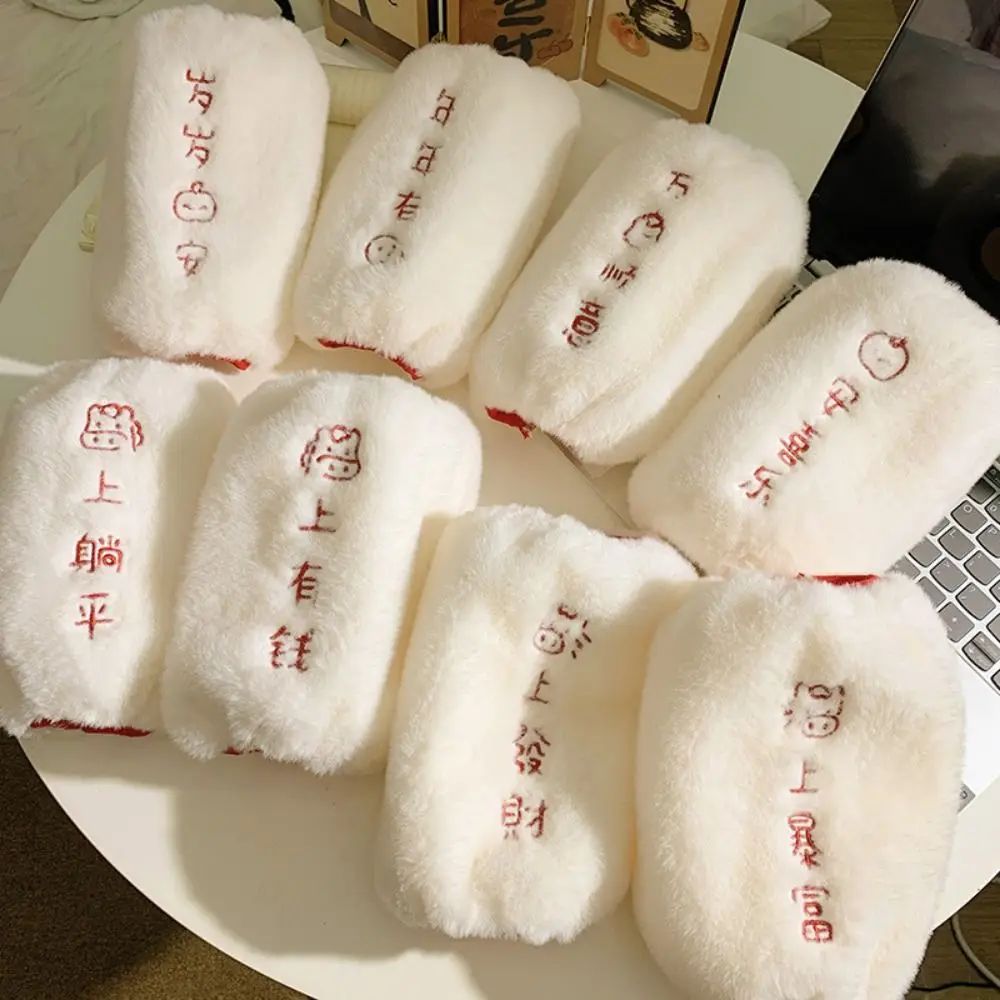 

Solid Color Jacket Sleeve Cover Faux Fur Soft Arm Warmer Sleeves Elegant Elastic Band Anti-fouling Sleeve Cuffs Office