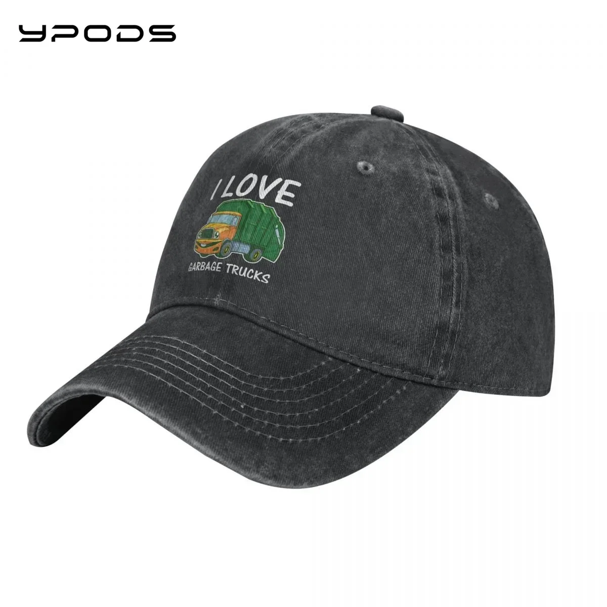 

I Love Trash Garbage Truck Dad Hat Men Cap Outdoor Sports Retro Baseball Cap Hip Hop Range Snapback Hat