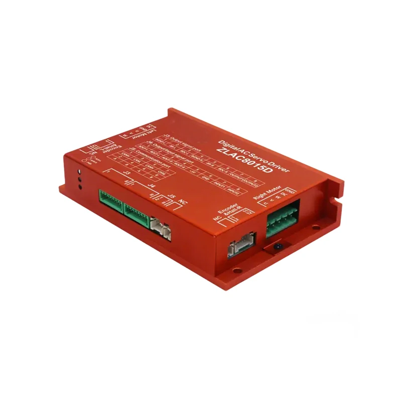 1 Uds ZLAC8015D controlador de servomotor de cubo de rueda doble ​   Compatible con protocolo CANopen/RS485, accesorios DIY para RC AGV/Robot