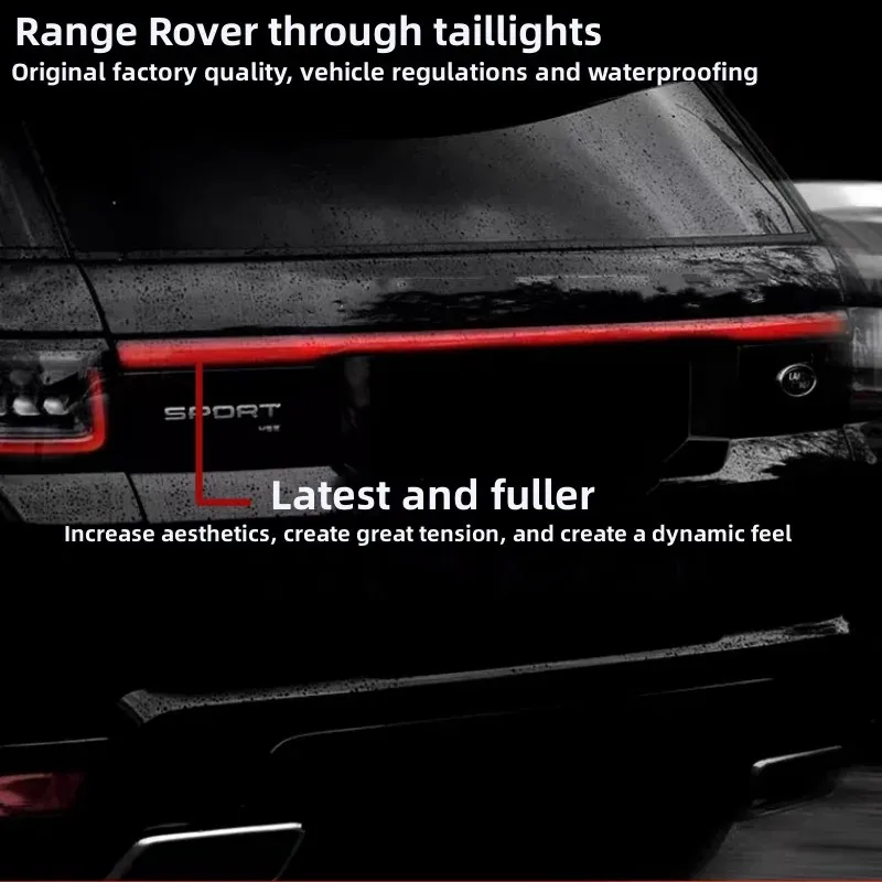 Through tail lights for Range Rover Executive / Sport 2013-2022 upgrade to the  new Range Rover Rear Taillight