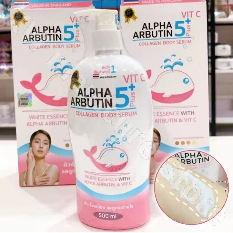 Body Lotion Sua Duong The Kich Trang Alpha Arbutin5 Plus +500 Moisturizes and Brightens Skin Tone To Improve Dryness