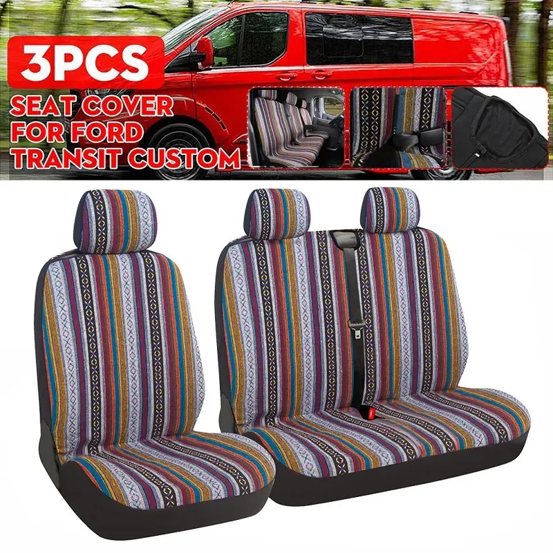 Truck 2+1 Seat Covers Protective Seat For For Peugeot boxers For Kia Rio For VW T4 For Land Rover