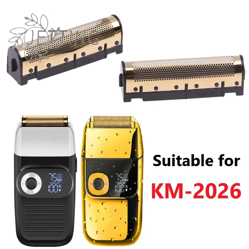 حار 1 زوج الأصلي شفرات الحلاقة الكهربائية الذهبي احباط القاطع رئيس ل KM-2026 شفرات الحلاقة العائمة