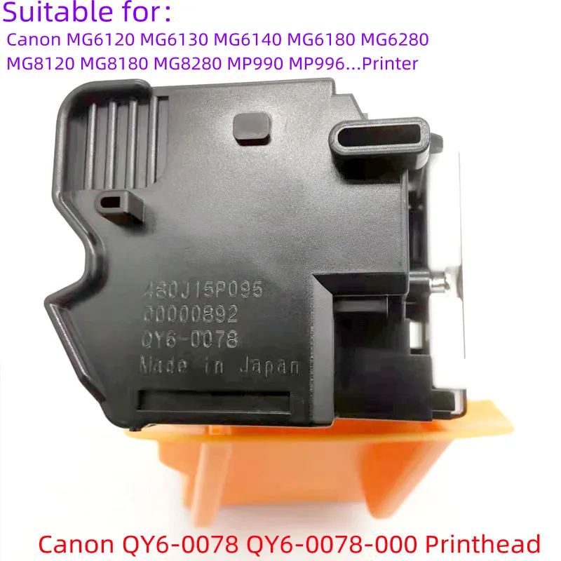 Cabezal de impresión QY6-0078 para impresora Canon, accesorios para modelos MP990, MP996, MG6120, MG6130, MG6140, MG6180, MG6280, MG8120, MG8180, MG8280