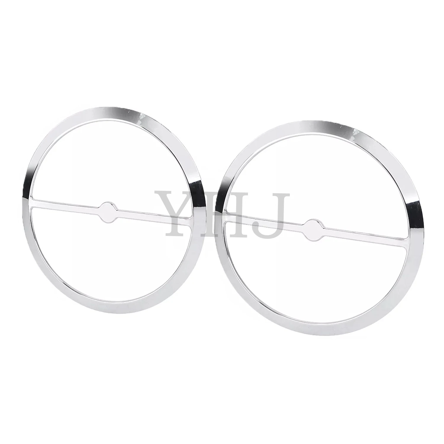 

1 Pair Chrome ABS Plastic Motorcycle Speaker Trim Ring Cover For Harley Electra Glide Street Glide Trike FLHX 2014-2023