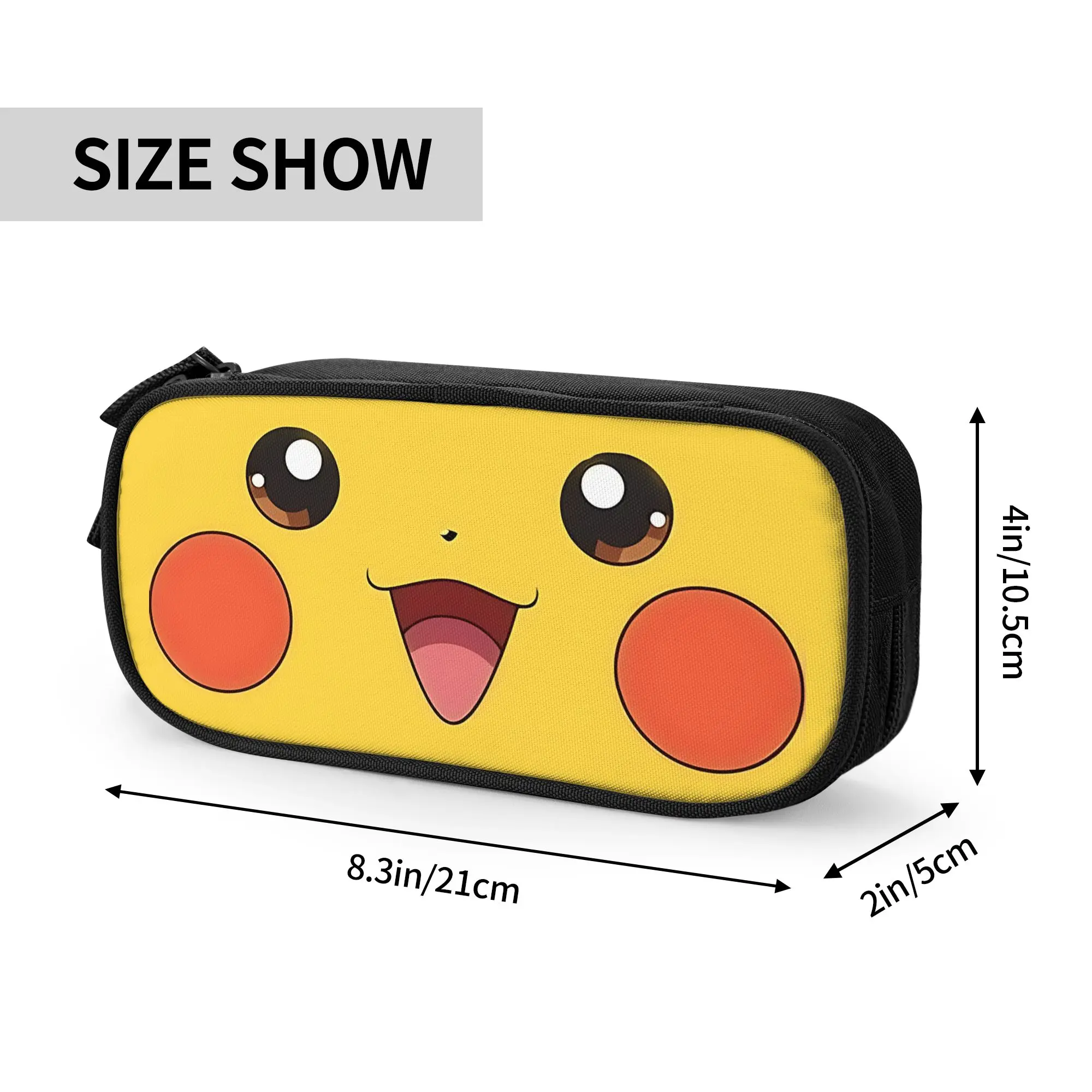 Custom Pokemon Pikachu Large Capacity Bags for Child  Handheld Study Bag for Boys Gilrs Kids