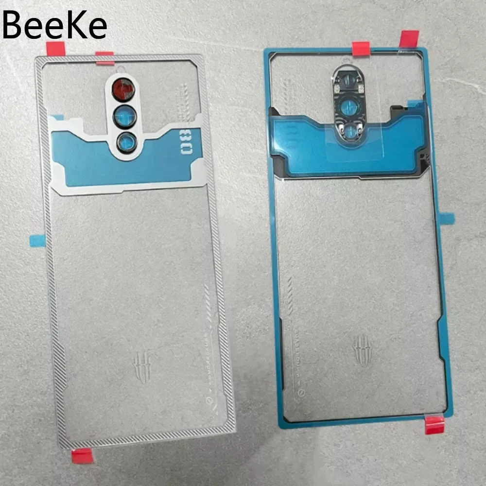 Repair For ZTE Nubia Red Magic 8 Pro 8S Pro+ Plus NX729J Rear Battery Back Cover Glass Door Lid Shell Frame Case Housing Replace