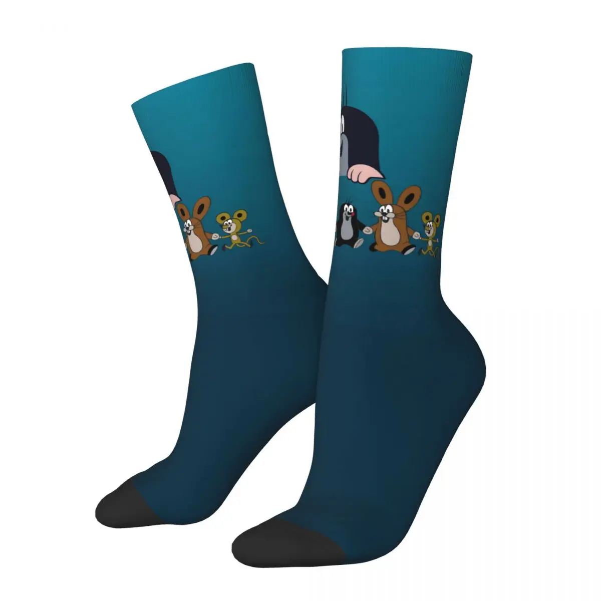 The Mole Kawaii Socks Shopping Cartoon Pattern Socks