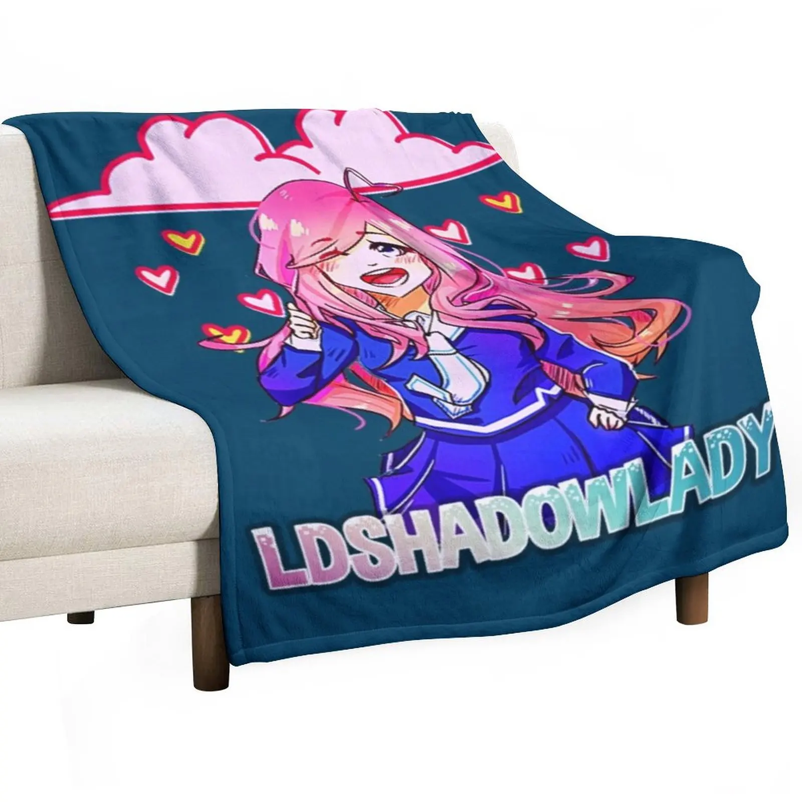 

ldshadowlady Throw Blanket cosplay anime For Sofa Thin Luxury warm winter Blankets