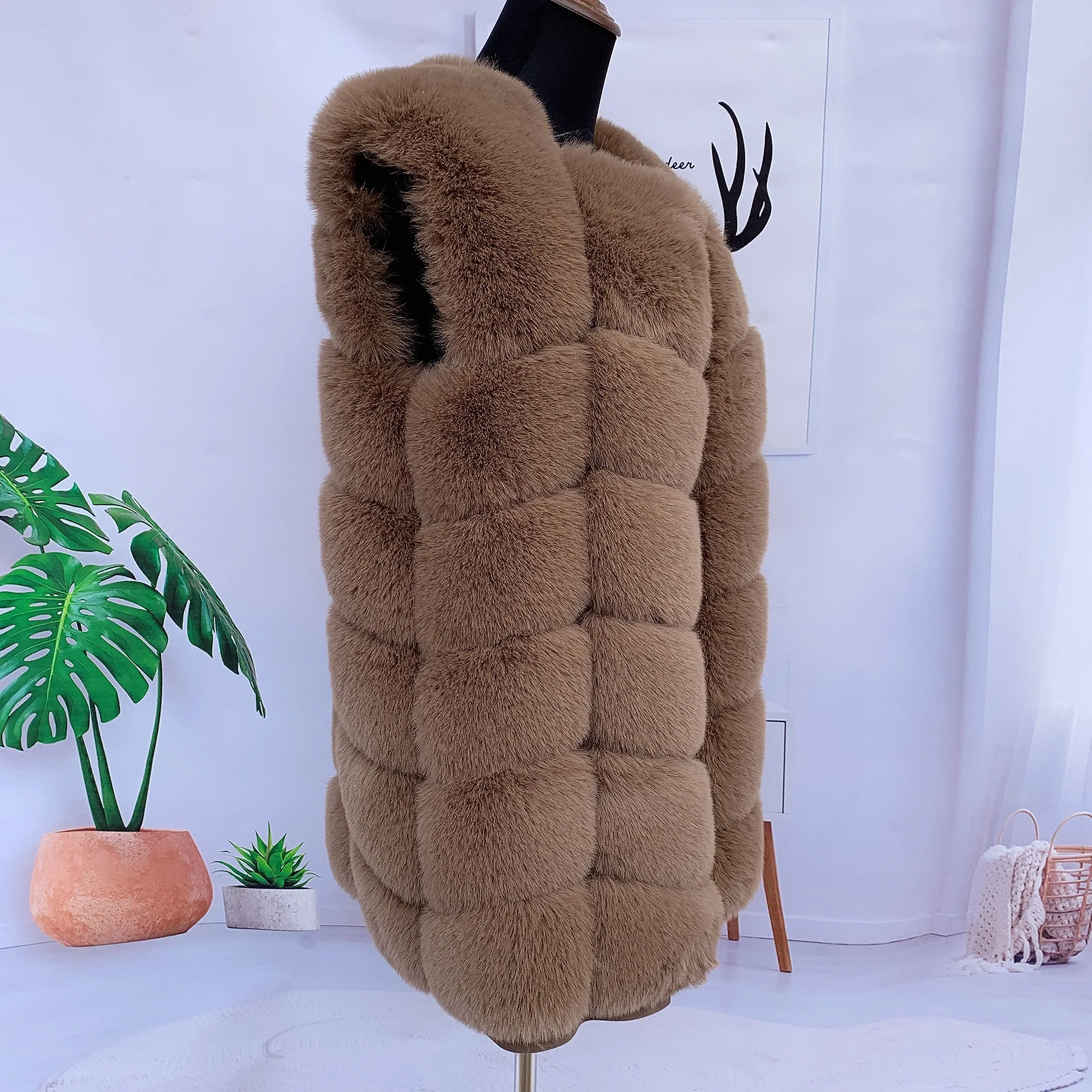 Fur faux fur fox fur vest ladies winter autumn coat faux fur fluffy jacket women jacket shaggy coat fur jackets faux fur jackets