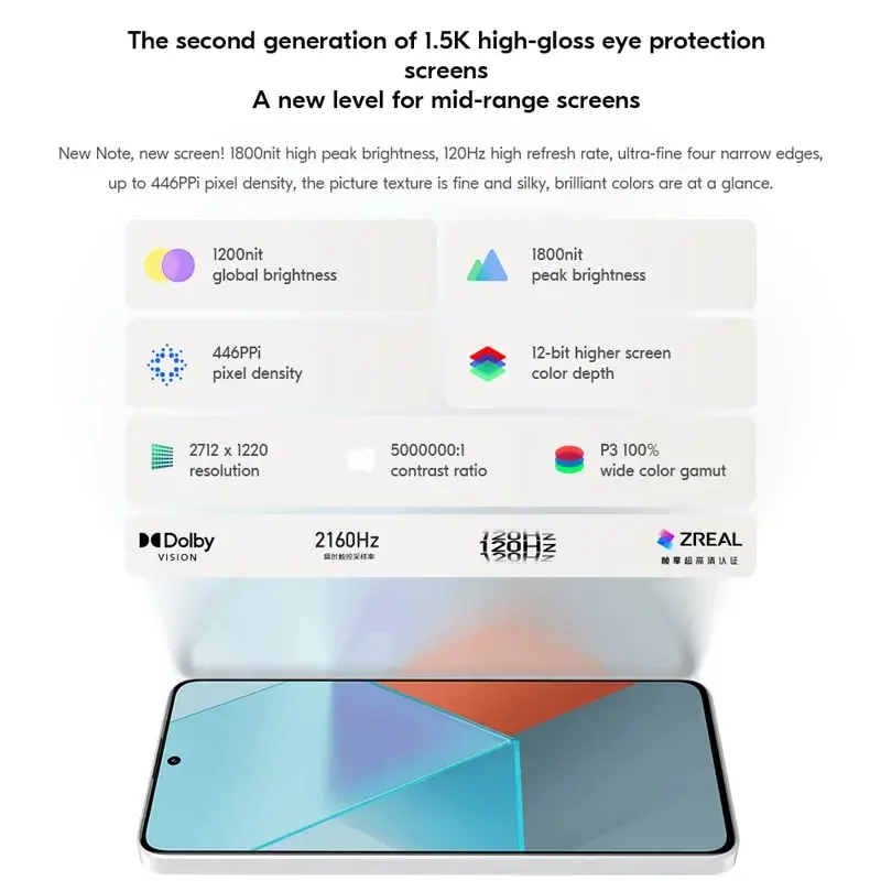 Xiaomi Redmi Note 13 Pro 5G Global ROM смартфон Snapdragon 7S Gen 2 2.4GHz 6.67\