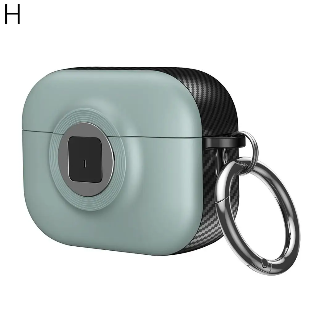 Adatto per Airpods 4 Custodia per auricolari Custodia protettiva per auricolari con aspetto blocco creativo Antiurto anti-goccia per Airp H5M1