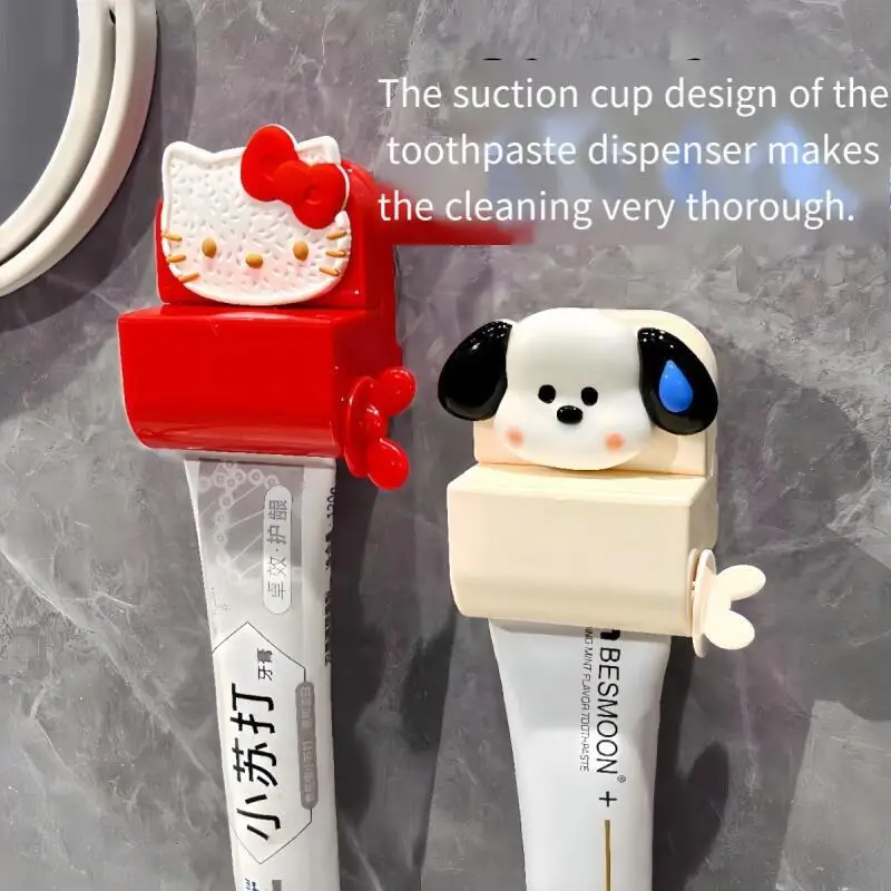 

Sanrios милая соковыжималка для зубной пасты Hello Kittys мультяшная подставка для зубной пасты магазин аксессуаров портативный горячий новый стиль элитные подарки