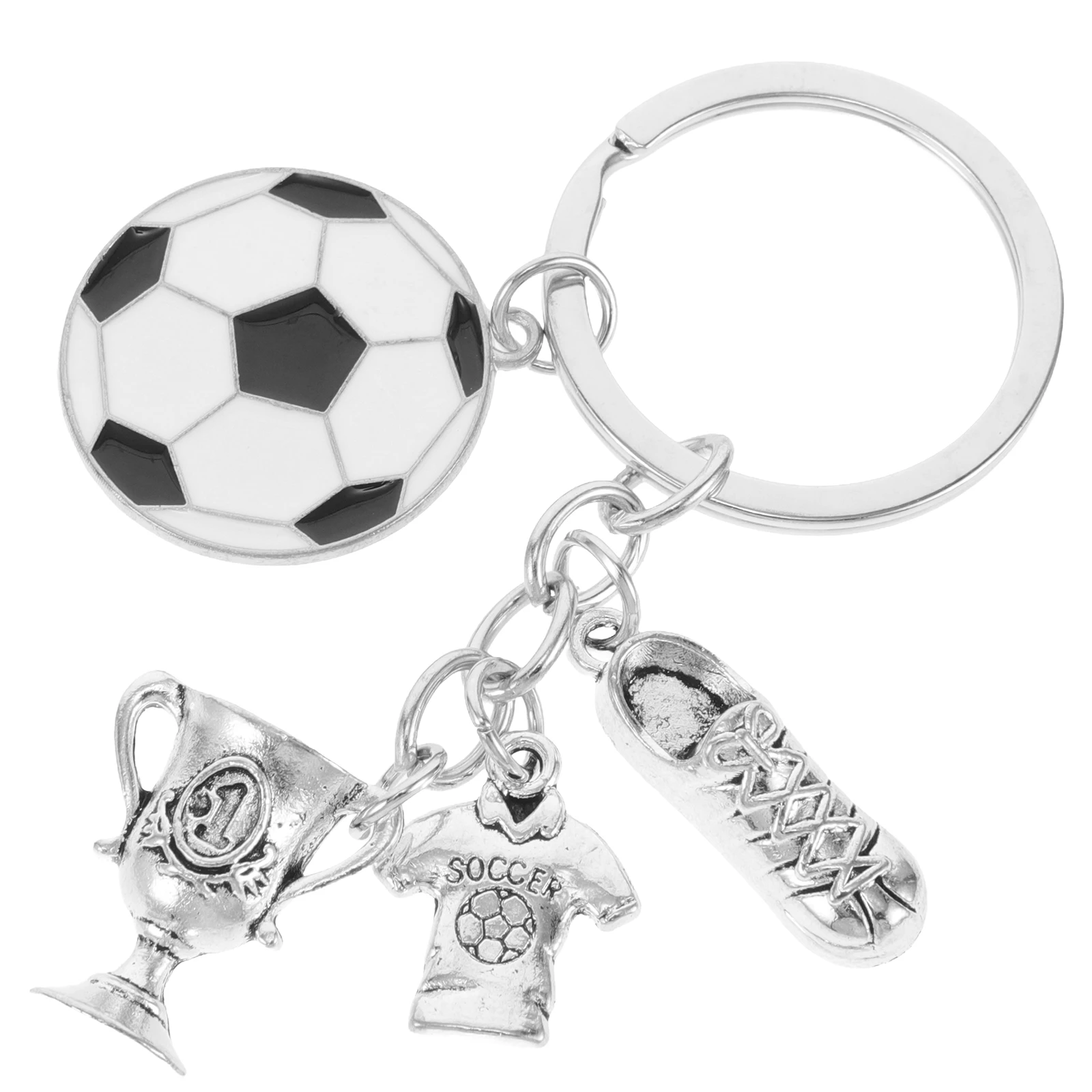 

Creative Trophy Keychain Football Sports Accessories Zinc Alloy Keychains for Backpack Soccer Keyrings Boys Girls Sport Keychain