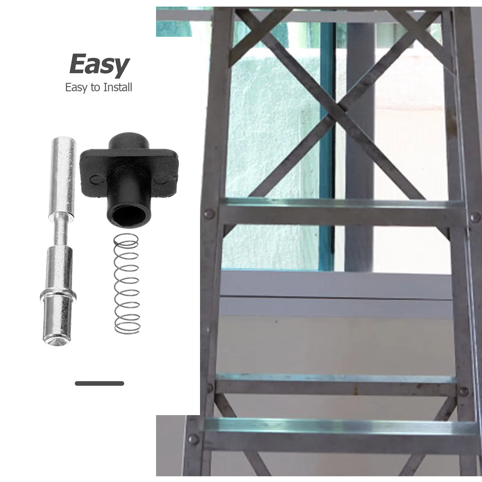 

1 Set Of Accessories For Telescopic Base Shaft Spring Replacement Extension Ladder Installation Parts Ladder Supplies Building