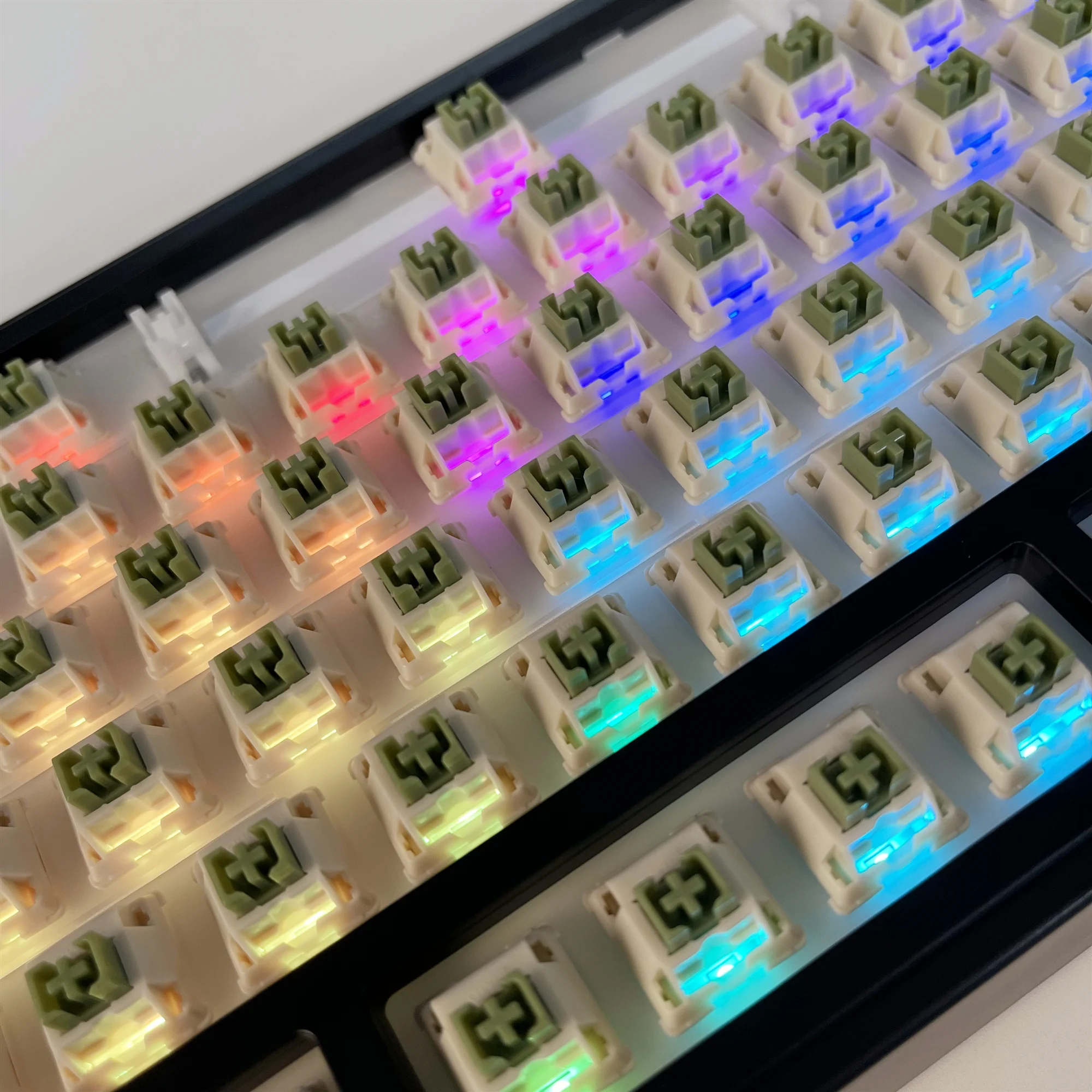 MMD Matcha Ice Cream Switch V3 Linear 5-polige mechanische Tastaturschalter 45 g benutzerdefinierte Gaming-Tastatur HotSwap MX Switchs