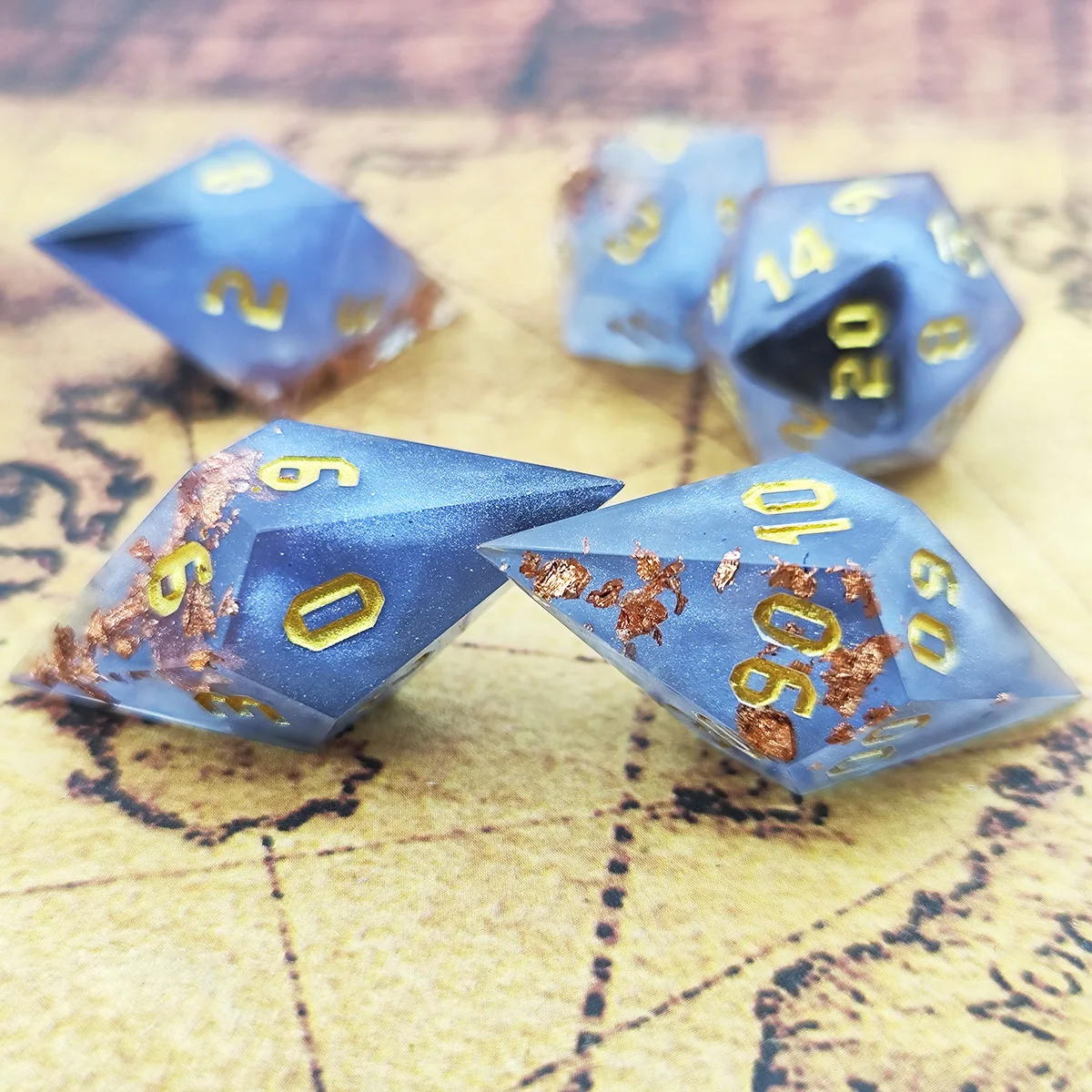 

Creative Edge Dices Resin DND Dice COC Cthulhu Roleplaying Game Polyhedral for Dungeons & Dragons Role-playing Game TRPG Dice