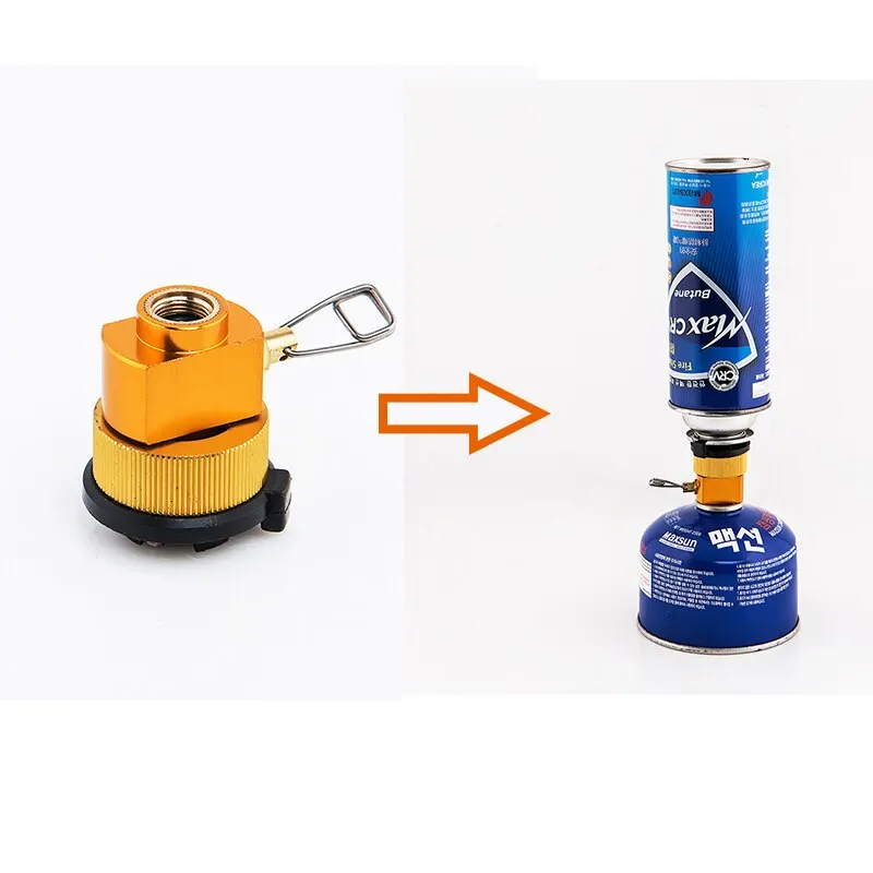 Widesea Campingkocher Propan Nachfülladapter Gasbrenner Gasfüllung Butan Zylinder Tank LPG Saver Campingausrüstung – Detail 13