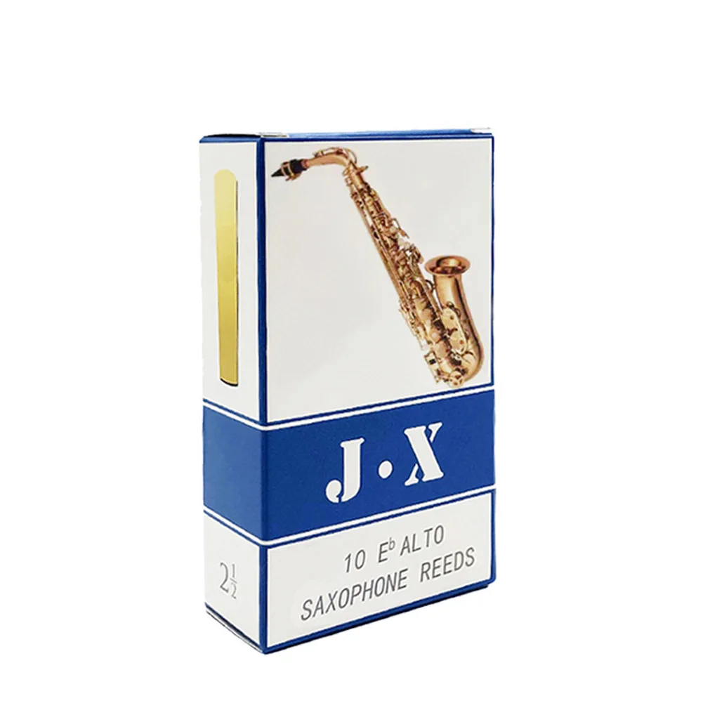 Elevate Your Performance with Saxophone Reeds Strength 2 5 Pack of 10 Compatible with For Alto Soprano Tenor Sax and Clarinet