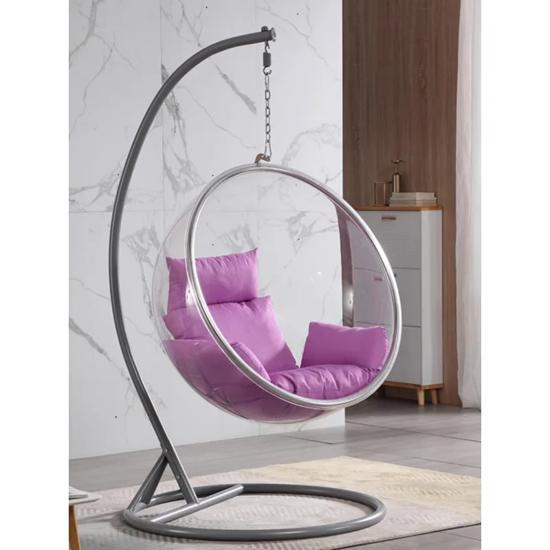 Bubble Chair Indoor Outdoor Internet celebrity Hanging Chair Acrylic Hanging Basket Nordic Hanging Chair Swing Balcony