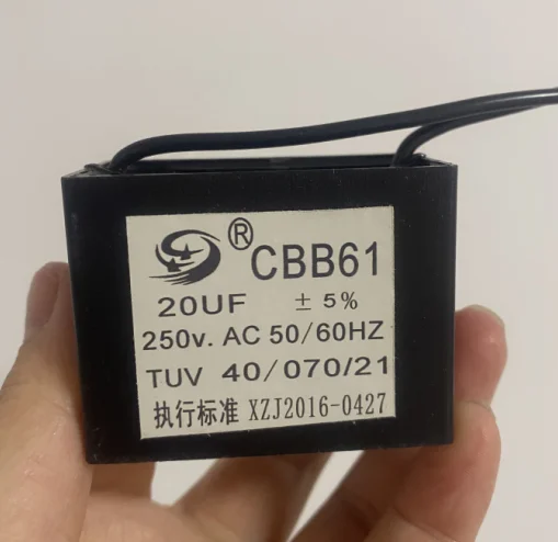 Cbb61 Fan Starting Capacitor 250V 20UF centrifugal blower 250Vac