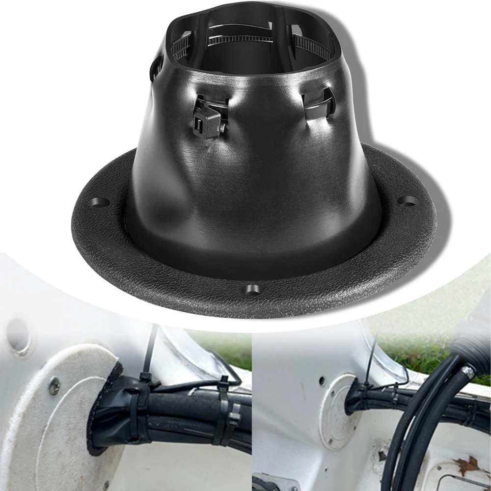 

Universal Marine Cable Boot with Cable Tie 4 2/5", Fit for Wire Management, Provide Wire Clean Look, Anti-Corrosion
