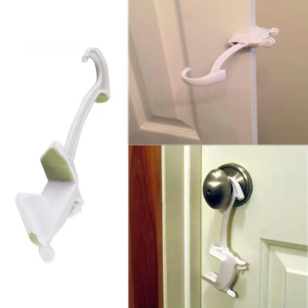 Portable Child Proof Door Stop Anti-Pinch No Tools Required Pinch Guard No Tape Required Easy To Install Door Lock For Hotel