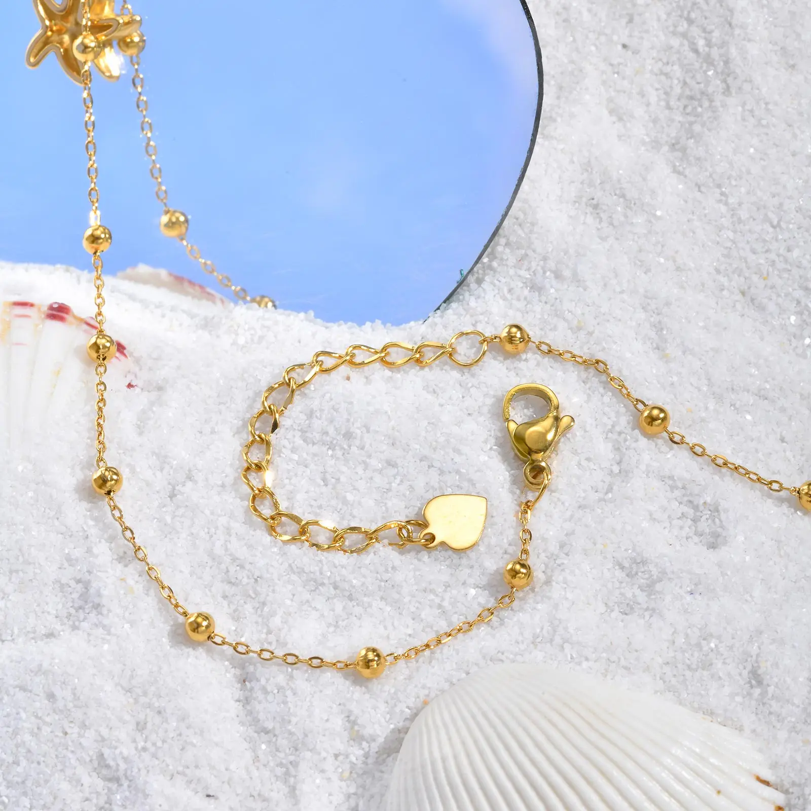 مجوهرات قلادة فنوكس للنساء والفتيات من الفولاذ المقاوم للصدأ وإكسسوارات البحر عالية الجودة معلقة بيجو بينج فيستا كومبلانو