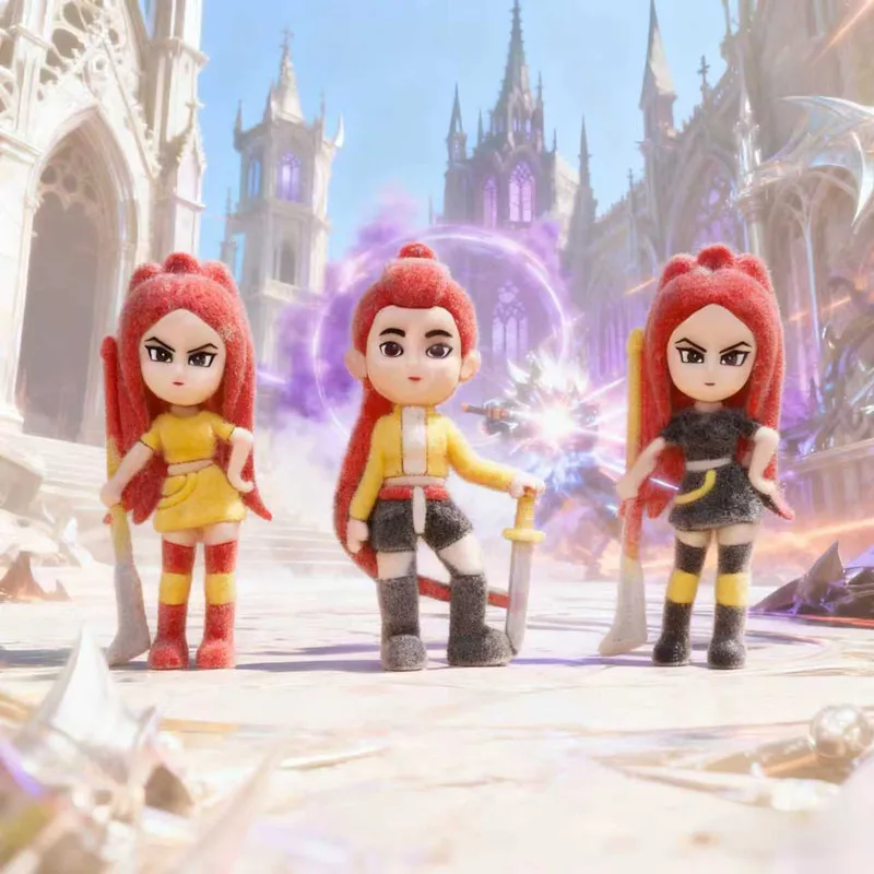 

K-POP Cartoon Creative Star Girl Group Plush Doll Small Gift Birthday Christmas Gift Popular Cute Doll