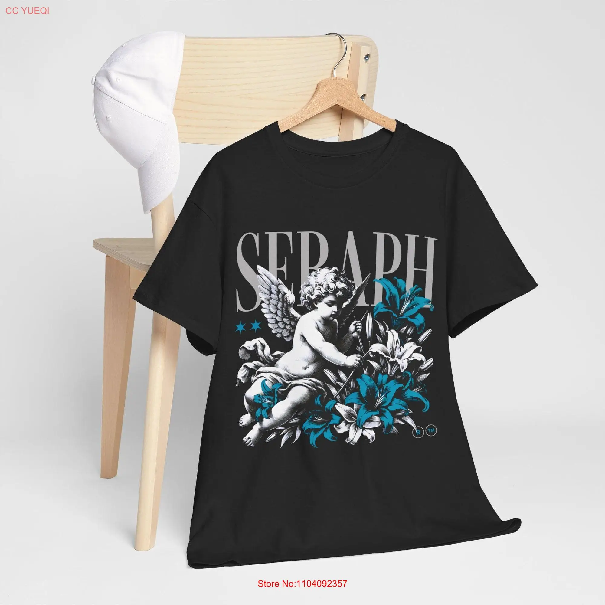 SERAPH T Shirt Angelic Heavenly Divine Seraphim  long or short sleeves