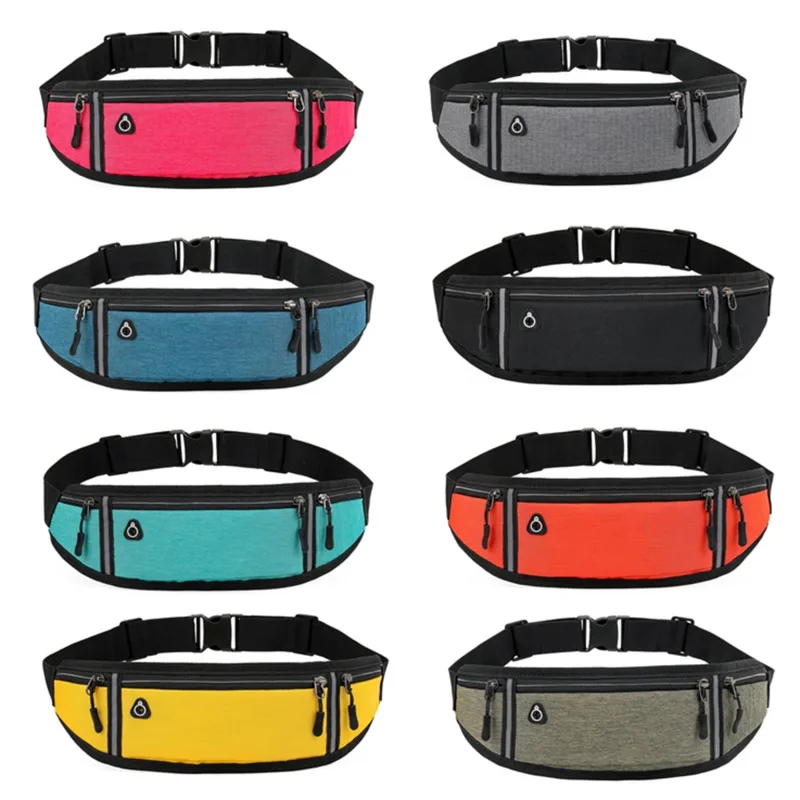 Professional Running Waist Bag Sports Belt Pouch Mobile Phone Case Men Women Hidden Pouch Gym SportsBags Running Belt Waist Pack